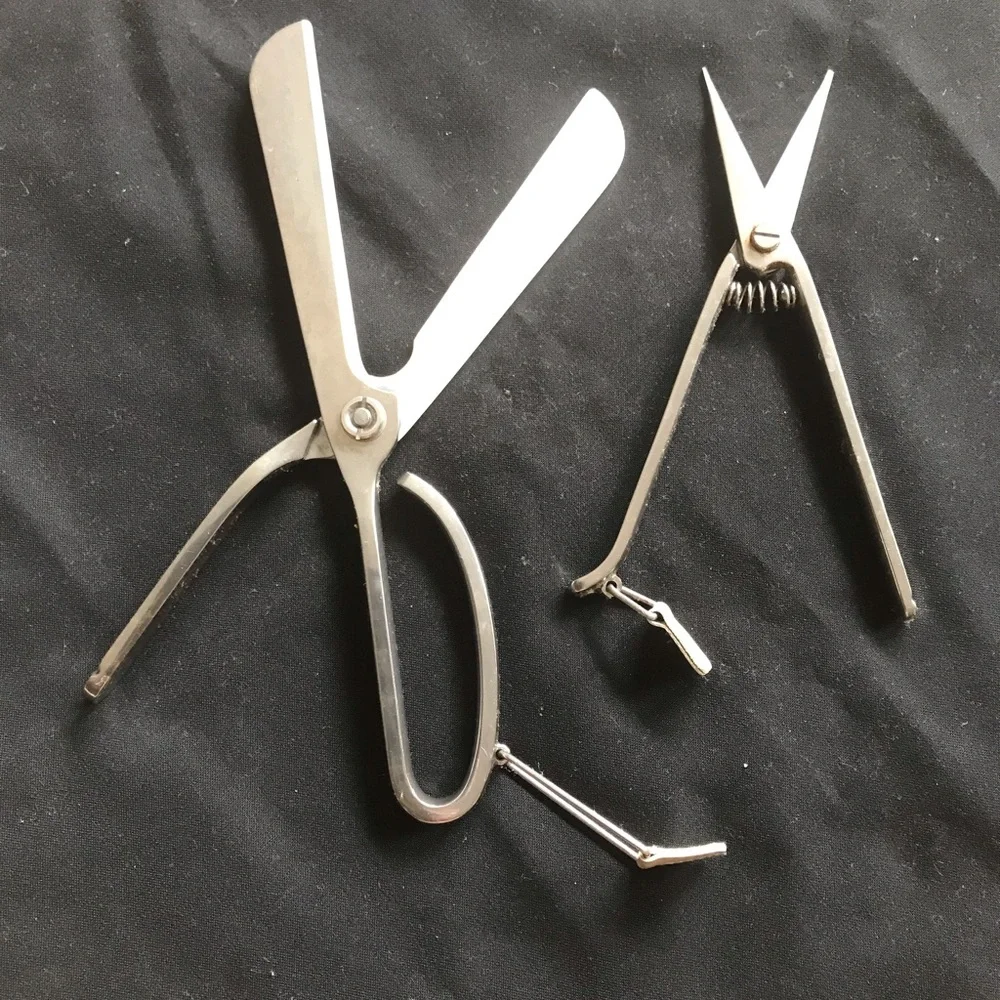 Williams Sonoma Stainless Steel Lettuce Shears and Herb Snips - Silver
